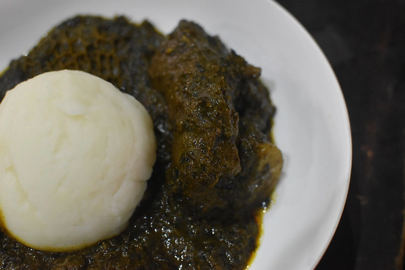 Fufu & Edo Black Soup