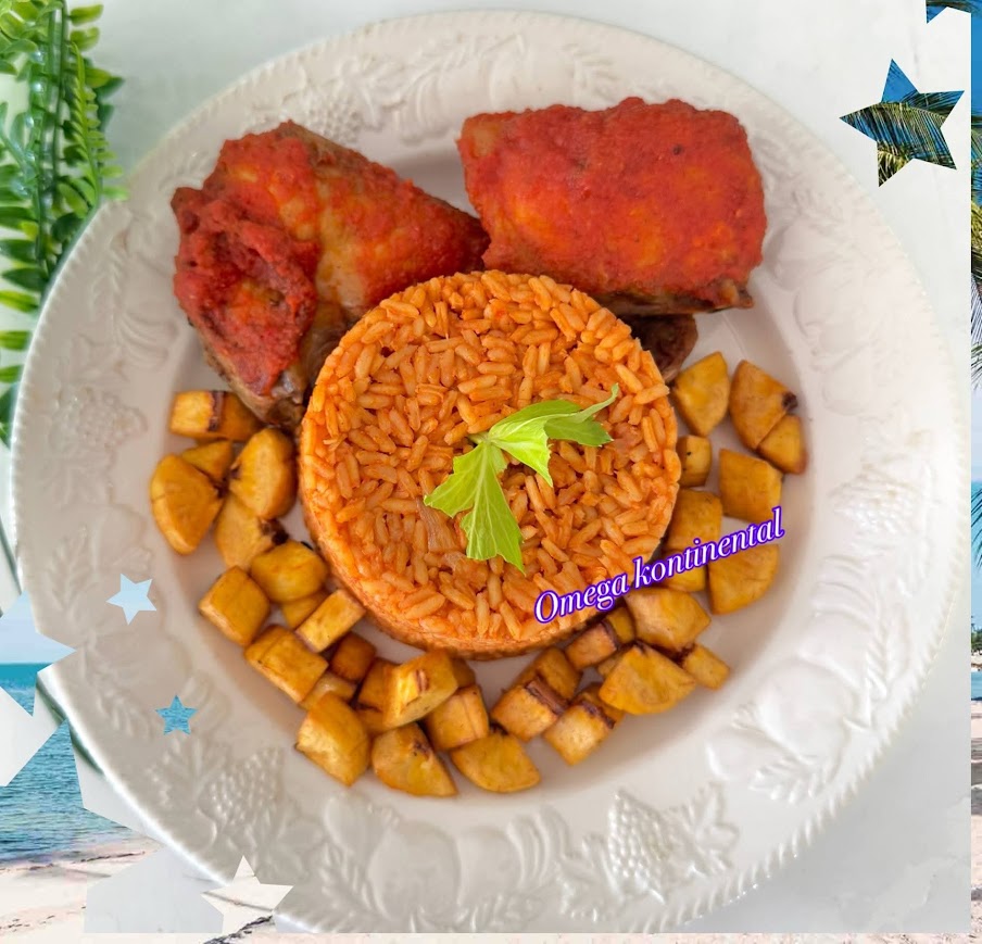 JOLLOF RICE WITH GOAT OR BEEF